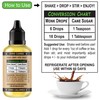Monk Drops - 100% Monkfruit Liquid Sweetener, Zero Glycemic, Zero