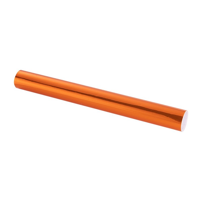 ATMOMO Chrome Mirror Orange Car Vinyl Wrap High Gloss Self-Adhesive