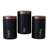 LOVIVER #N/A 3pcs Metal Containers with Lids, Coffee, Tea, Sugar