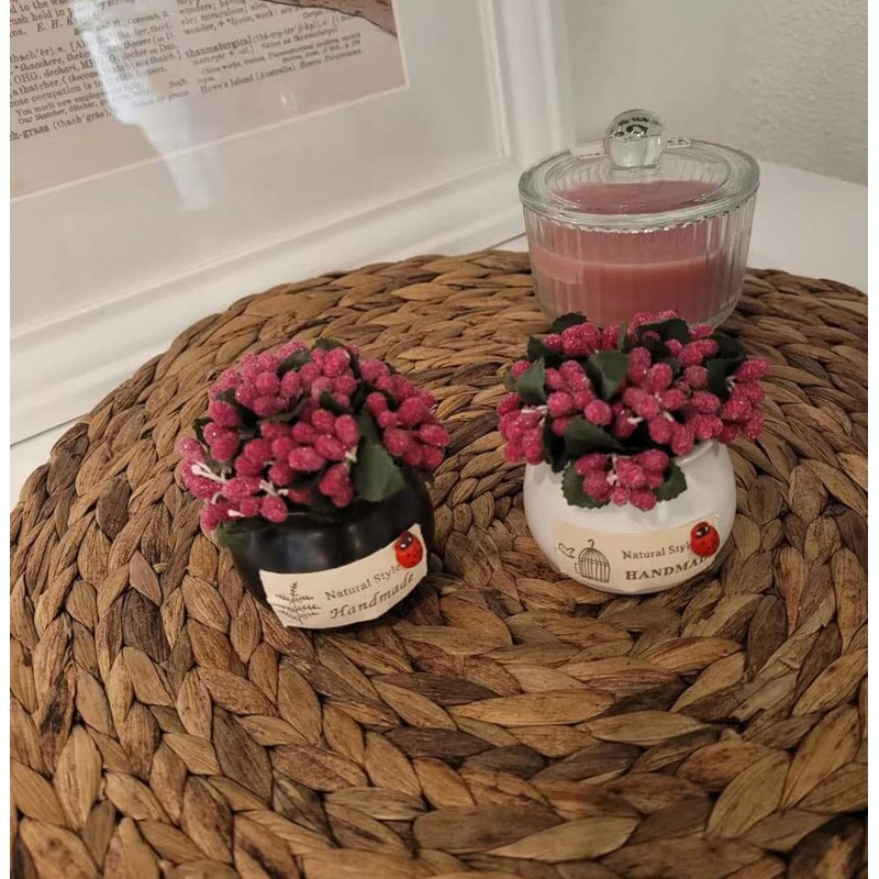 Mini Artificial House Plant, Photocatalyst, Deodorizer, Fake Green, Interior, Japanese