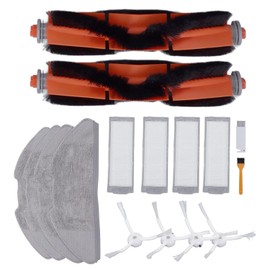 GLOGLOW Pieza de Repuesto para Aspiradora, Kit de Cepillo de Mopa y Filtro Compatible para Mi Robot Vacuum Mop 2 Lite Pro MJSTL MJST1S Sweeper,...    