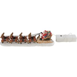 VBS Miniature Santa Sleigh with 8 Reindeer