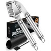 ORBLUE Garlic Press Stainless Steel - Premium Professional Grade Garlic