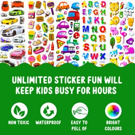 Kids Stickers Childrens Stickers Puffy Stickers 3D Stickers For Kids Animal Stickers Childrens Stickers Sheets Kids Stickers Multipack Sticker Sheets Stickers For Boys Girls Stickers Over 550 Stickers