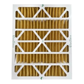 Glasfloss M1120254 (6 Pack) - 20" x 25" x 4" Z-Line Pleated Air Filter, MERV 11