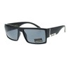 Locs OG Sunglasses Mens Square Rectangular Matte Black Frame UV