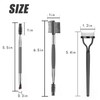 Eyebrow Brush Eyelash Separator Brow Comb Eyebrow Comb 3-in-1 Makeup