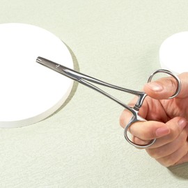 Longbeauty Stainless Steel Piercing Pliers Tool 3 mm 4 mm 5 mm Piercing Balls Clamp for Changing Ear Lip Belly Button Tongue Nose Eyebrow, Stainless Steel, No Gemstone