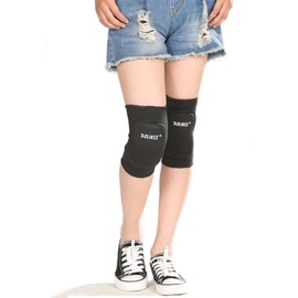 Island Puppy Kids' Important Knee Supporter Left & Right Set, Soft Type, For Kids, Sports, Dance (Black, M Size)