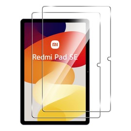 Fitudoos Pezzi Screen Protectors for Redmi Pad SE 11 Inch 2023, 9H Hardness, Crystal Clear Screen Protector, Anti-Fingerprint, Anti-Glare, Scratch-Resistant, Pack of 2