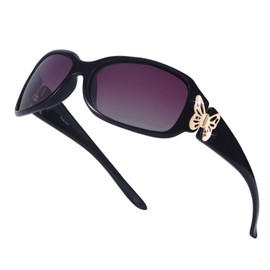 SIPHEW Polarised Sunglasses Womens Trendy Ladies Sunglasses with UV400 Protection Wrap Around Sun Glasses for Women