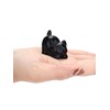 CrystalTears Black Obsidian Crystal Cat Figurine Carved Healing Crystals Gemstones