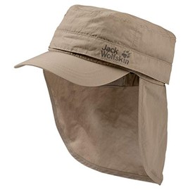 Jack Wolfskin Unisex Children's Lakeside Mosquito Casquettes Cap (Sand Dune), (Manufacturer Size: Medium), (Sand Dune)