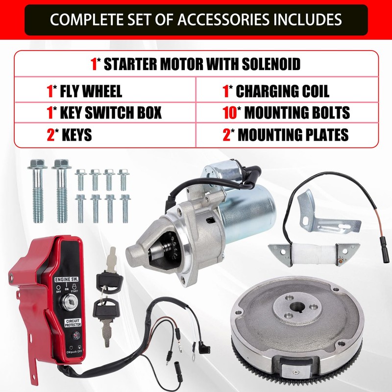 Complete Starter Kit for Honda GX340 / GX390 Engines —