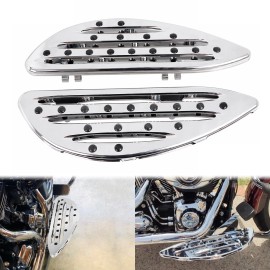 Unbranded Chrome Driver Stretched Floorboards Foot Boards For Harley Electra Street Glide