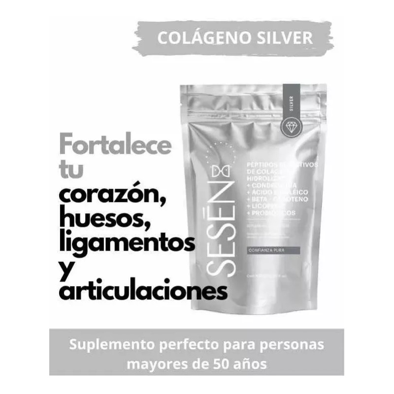 Sesen Silver Peptidos De Colágeno Hidrolizado Probiótico Sfn