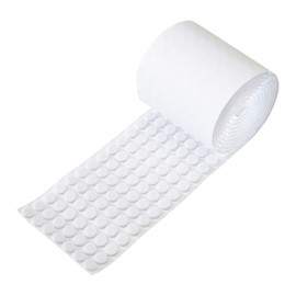 1000 Pack Rok Hardware Heavy Duty 3/8" (9.5mm) Diameter Self-Adhesive Felt Pads, Furniture/Cabinet Bumpers, 1/8" (3mm) Height, Round, White - ROKFELTP38WHT