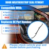 KAVIUS Door Front Weatherstrip Driver Side Compatible with Ford Explorer