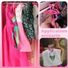 IKOPFLN Doll Clothes Hangers, Plastic Doll Clothes Hangers for 11.5