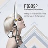 FOGOSP Professional Barber Scissors - 6” Japan VG10 Fine Cutting