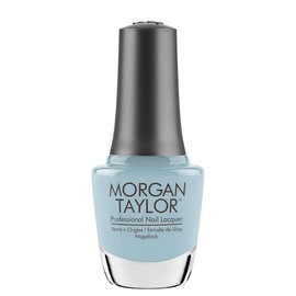 Morgan Taylor Nail Lacquer (Water Baby) Blue Professional Lacquer, Vibrant, Chip-Resistant, Fast-Drying, Long-Lasting, High-Shine, Perfect for Manicures & Pedicure, 0.5 ounce.