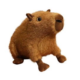 Cute Capybara Plush Stuffed Animal, 8.67inch Soft Capybara Plushie Kawaii Stuffed Toy, Birthday for Kids & Collectors