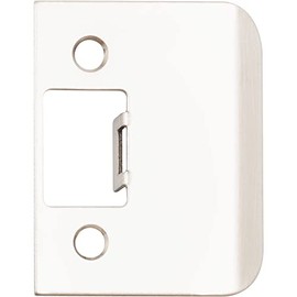 Tall Square Corner Extended Lip Strike, 2-1/2" x 1-1/2", (2" Overall Length), Satin Nickel by Stone Harbor Hardware