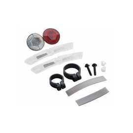 CatEye CA525REFL7 Reflector Kit - Front, Rear Plus Wheel Lights and Reflectors, Cycling, Black