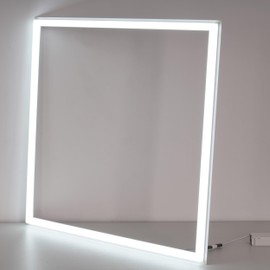 FENGSENGSHUIQI Flat Panel Light 2x2 Ft 2 Pack Led Frame Panel, Border Glow Light 45W 3600Lm Suitable for Offices, Shops, Bathrooms etc with Integrated Ceilings