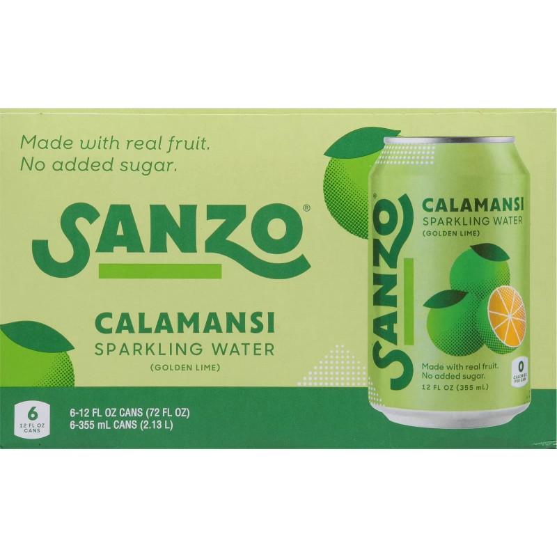 Sanzo Sparkling Water Calamansi 6 Count - 72 Fl. oz