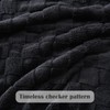 NEWCOSPLAY Super Soft Throw Blanket Black Premium Silky Flannel Fleece