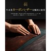 Alivern Men's Wallet Genuine Leather Slim Two-Fold Wallet with Coin