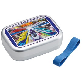 Skater ALB5NV-A Plarail 23 Aluminum Bento Box, 12.5 fl oz (370 ml), Made of Aluminum, Compatible with Heat Insulation Chest for Kids, Boys, Made in Japan