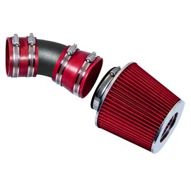 RW SERIES - MATTE BLACK PIPE RED - SHORT RAM INTAKE Compatible For 06-08 Chevy Impala 3.5L/3.9L V6 / 06-08 Monte Carlo 3.5L/3.9L V6