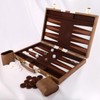 Backgammon Set - Classic Board Game with Premium Leather Case