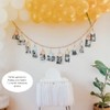 Sage in Thyme 7ft Wooden Beads Garlands with Clothespins Hanging