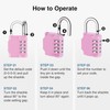Puroma Combination Lock 4 Digit Waterproof Locker Locks Secure Outdoor