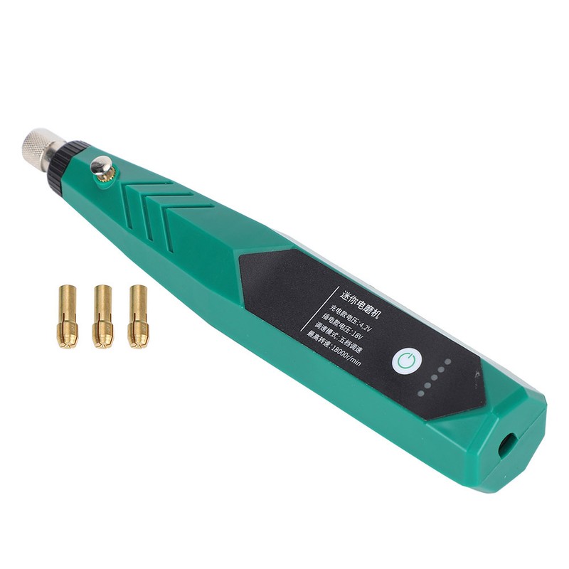 Electric Grinder Small HandHeld Jade Polishing Engraving 18000 RPM Chargable