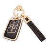 EKALA for Volkswagen Key Fob Cover with Leather Key Fob