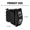 2pcs Left Hand Driver Power Window Switch Replacement for Can-Am