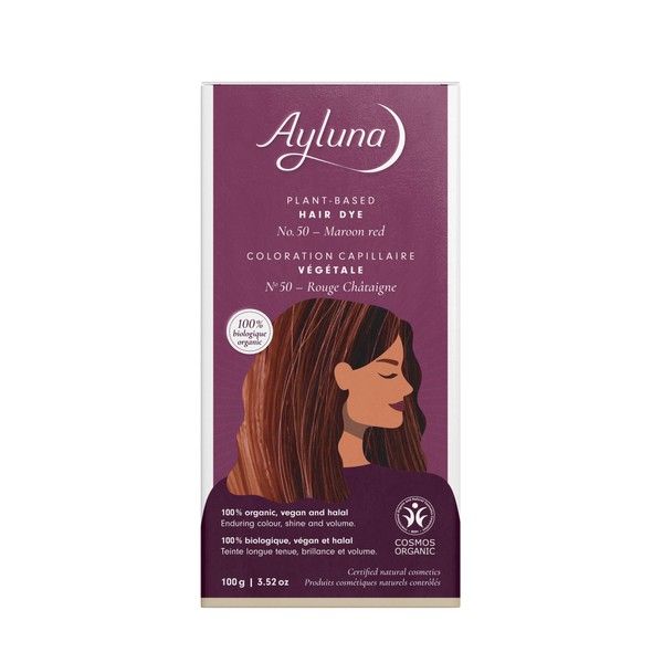 Ayluna Plant Hair Colour 100 Hair Colour 50 Chestnut Red