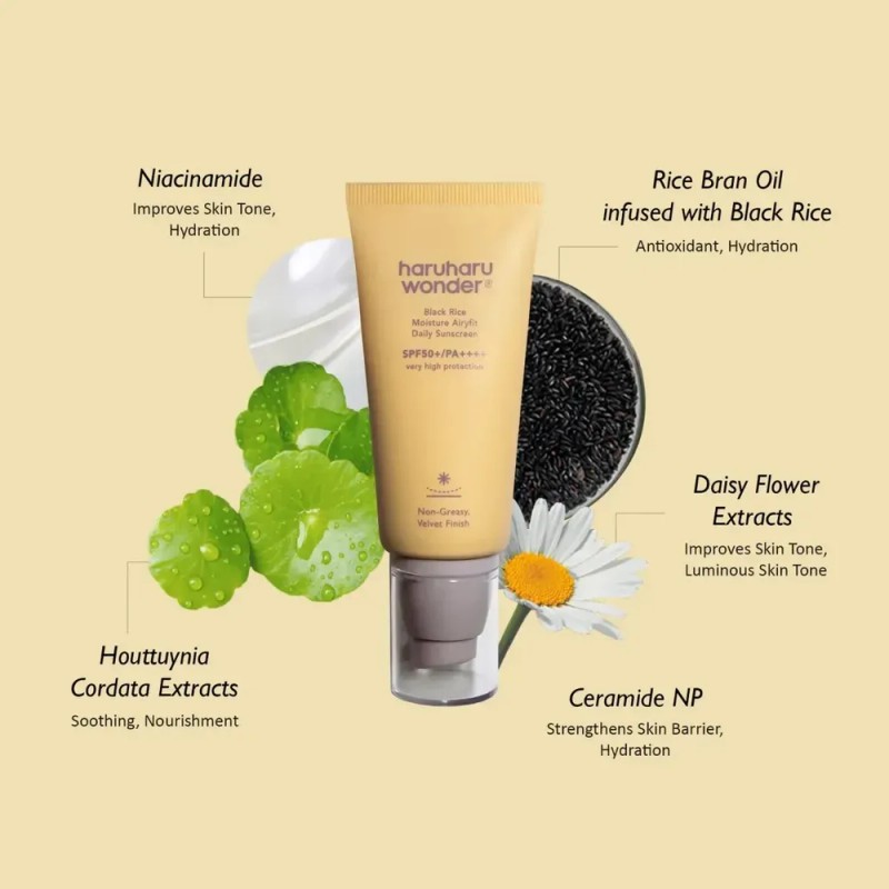 Haruharu Wonder Black Rice Moisture Airy Fit Daily Sunscreen