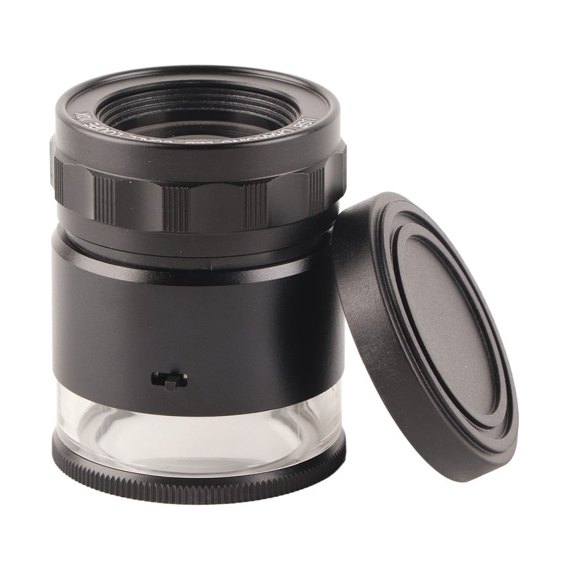 Illuminated Jewelers Loupe 6 LEDs 10X Rechargeable 28mm Field LED