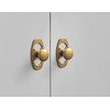 Goo-Ki Cabinet Knobs with Spacer/Back Base Plate for Drawer Kitchen,