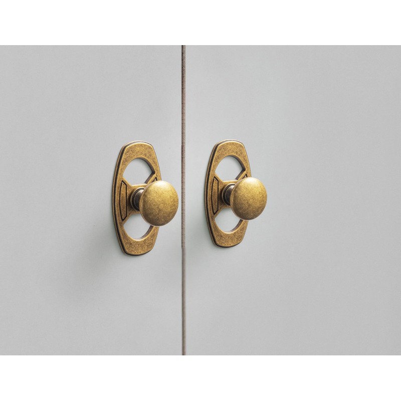 Goo-Ki Cabinet Knobs with Spacer/Back Base Plate for Drawer Kitchen,
