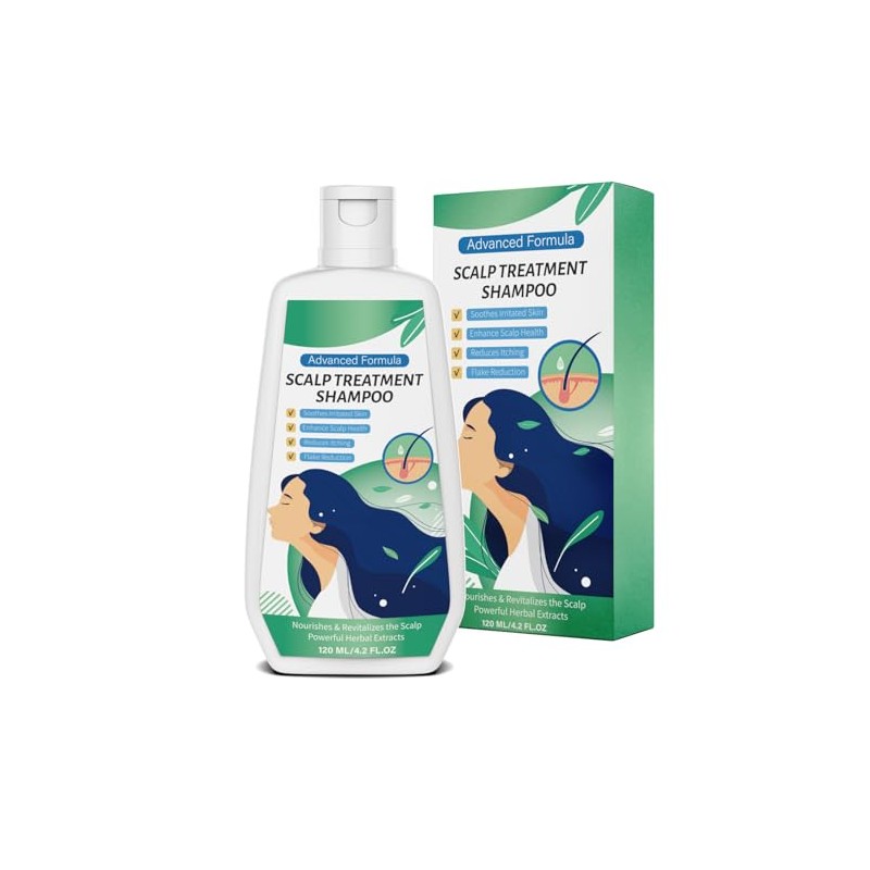 AMAINKI Teebaum Tiefenreinigendes Shampoo, Anti-Schuppen, Öl-Kontrolle, Juckreizlinderung, 120 ml-2