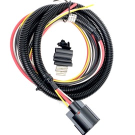 New Equivalent Replacement 8 Foot Pigtail Harness for WPT-1361 WPT-935 PT2530 13574939 and SBL-YAZ-PT10 for SPAL Fans. Mates with A C Delco Brushless Fan 15-81927