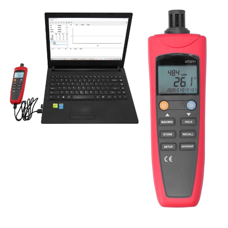UT331+ Temperature Humidity Meter Digital Industrial Thermometer Hygrometer for Indoor