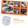 LABRIMP 5pcs Aluminium Alloy Cooker Stove Control Knobs Replacement Knobs
