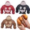 Gorilla Figure for Stress Relief, Latex Monkey Gorilla Toys, Anti-Anxiety